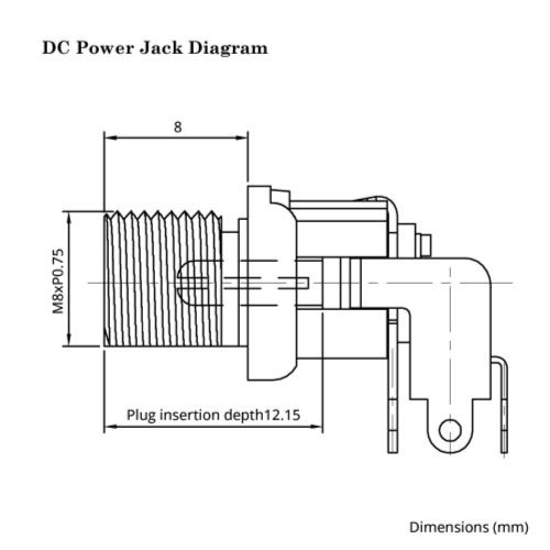 DC Power Jack Diagram